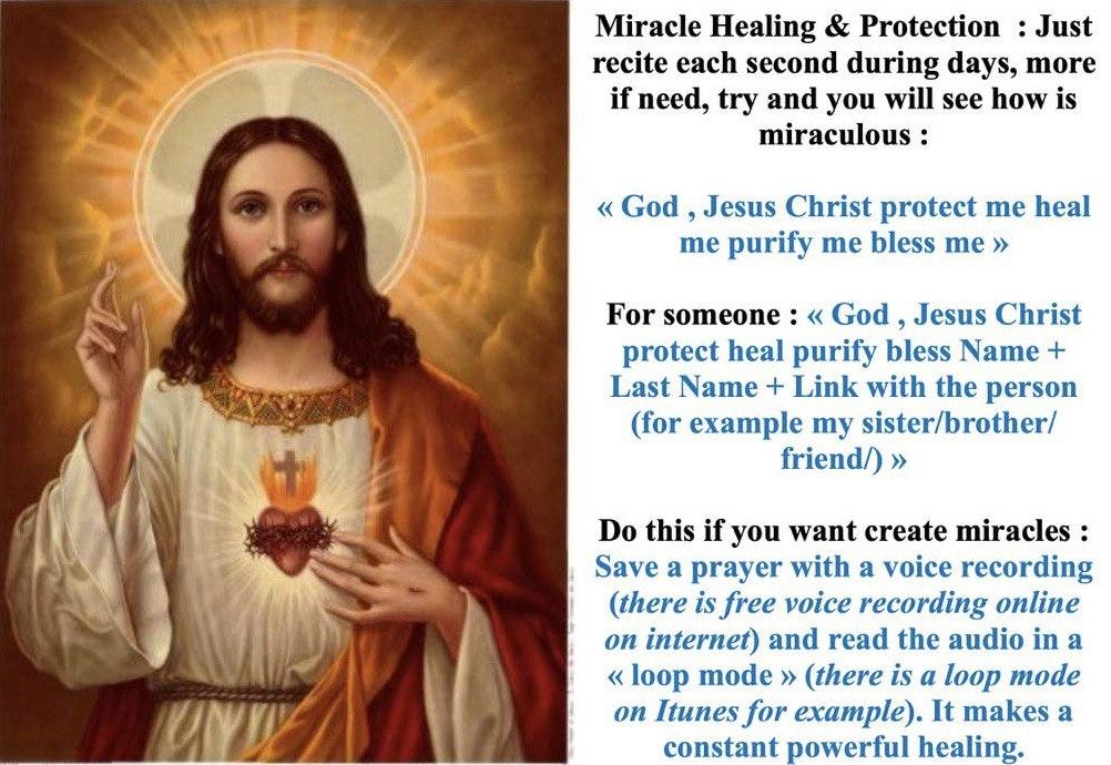 Anglais jesus christ god protection healing