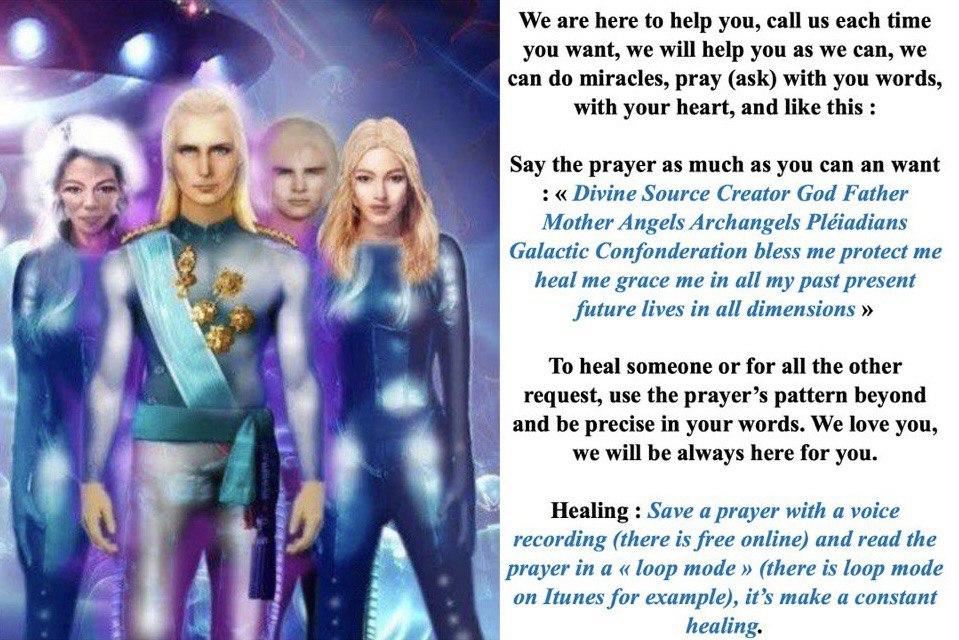 Anglais prayer galactic confederation